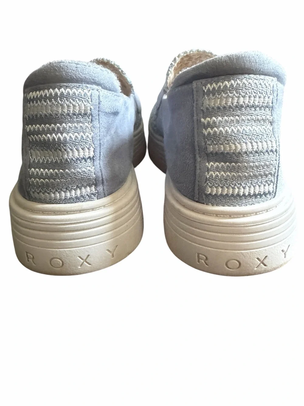 Roxy Sheilahh Platform Sneaker Loafer. 2-Tone Blue, Size 8.5 - RUNS SMALL. Comfy